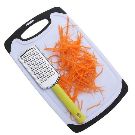 Twist-raastin 1 raastin säädettävällä kahvalla, erittäin karkea ja hieno lankahöylä vihreä 1 kpl ruostumatonta terästä