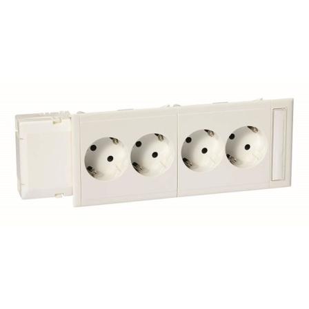 Schneider Electric 5940040 Orjapistorasia 210 x 84 x 39 mm valkoinen, Asennusmateriaali