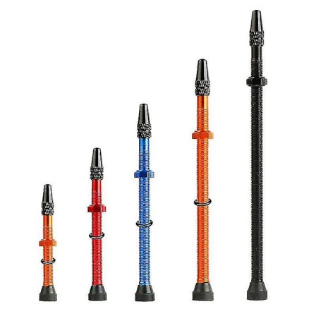 120 mm:n seostettu sininen pyörän venttiili maantiepyörän tubeless-vanteille, seos- tai messinkivarren ytimelle, työkalulla