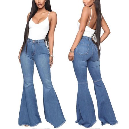 70-luvun discohousut naisille, levenevät farkut, 60-luvun 70-luvun levenevät vintage-denimfarkut naisille