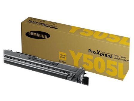 Samsung Tonerkassett, CLT-Y505L, hög kapacitet, gul, singelförpackning, SU512A - Lyreco - Toner och bläck > Tonerkassetter > Toner Samsung