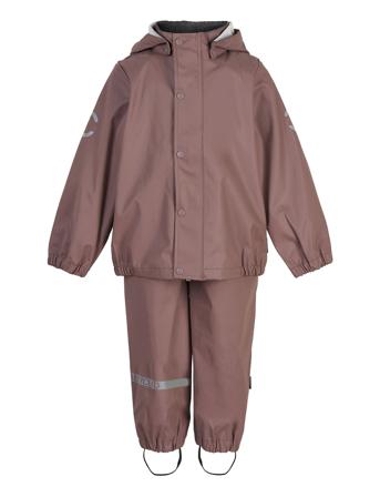 Pu Rain No Susp. Recycled Outerwear Rainwear Rainwear Sets Rosa Mikk-Line