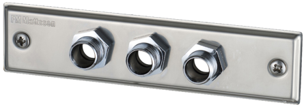 FM Mattsson 1408-1560 Väggbricka med väggtätning, lekande nippel 16 mm, Badrum