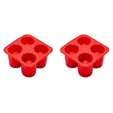 4 Kopp Form Silikon Iskubform Isform Iskubsbricka Sommar Bar Öl Is Cocktail Kalla Dryckesverktyg