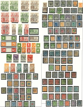 Danmark - Gammel samling i 1 frimærkealbum - Postfrisk