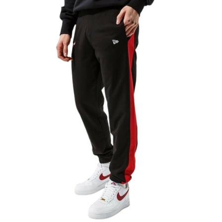 New Era, Pantalon Bulls NBA Team Logo Jogger Chibul Zwart, Heren, Maat:L