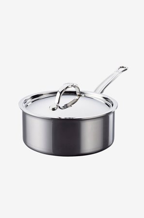Hestan - Kastrull med lock NanoBond Ø 20 cm, 2,8 liter - Krom - Grytor & kastruller - Från Homeroom