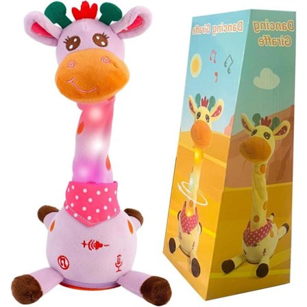 Syngende Giraff Kosedyr – Dansende Babyleke med Lyd og Volumkontroll