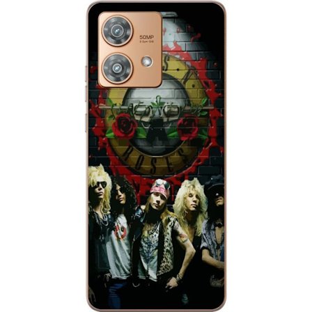 Kompatibelt Mobilskal till Motorola Motorola Edge 40 Neo Guns N Roses Rock Musik Band