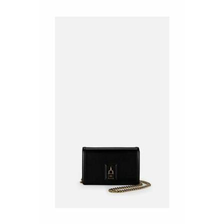 Elisabetta Franchi, Shoulder strap Zwart, Dames, Maat:ONE Size,synthetisch