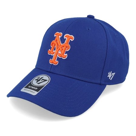 47 Brand - MLB Blau adjustable Cap - New York Mets Mvp Royal/Orange Adjustable @ Hatstore