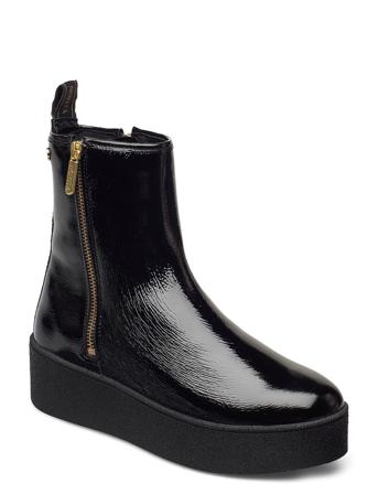 Collina Shoes Boots Ankle Boots Ankle Boot - Flat Sort Novita