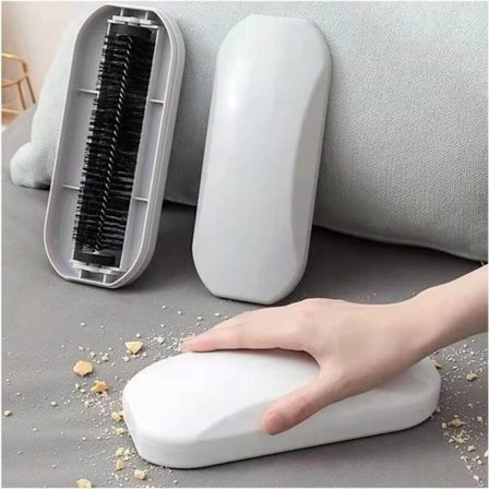 Smuldrebørste, Hvid Manuel Bord Smuldrefejer, 20 cm Smuldrefejer, Stærk Rengøringskraft, Velegnet til Rengøring