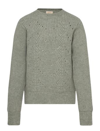 Pullover Knit Green Creamie