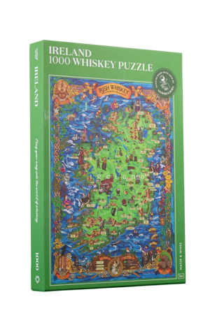 Water & Wines Whiskypussel - Irland 1000 bitar Pussel Unisex Grön 35 x 24 5
