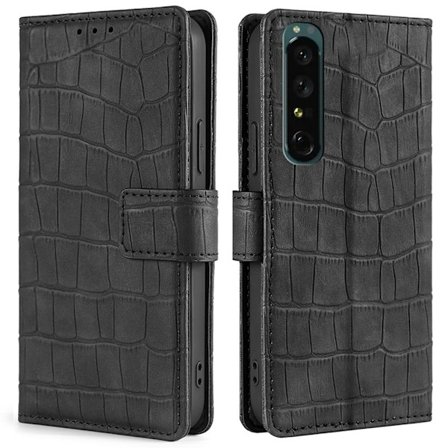 Croco Sony Xperia 1 IV skal - Svart