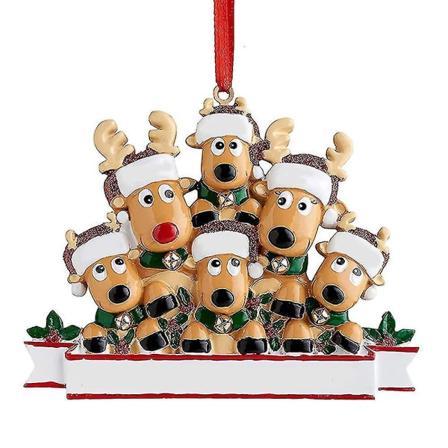 1/5 st älg julgran hängande dekoration Xmas Party hänge ornament E