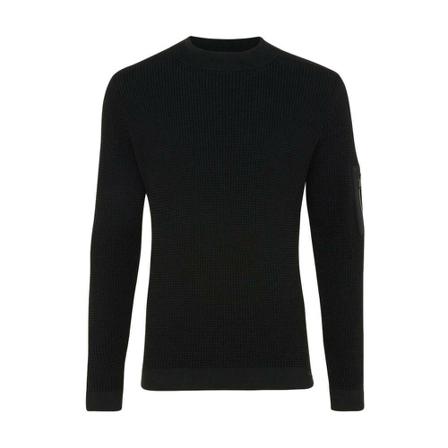Genti Pullover , Zwart , Heren , Maat: L Truien & Vesten