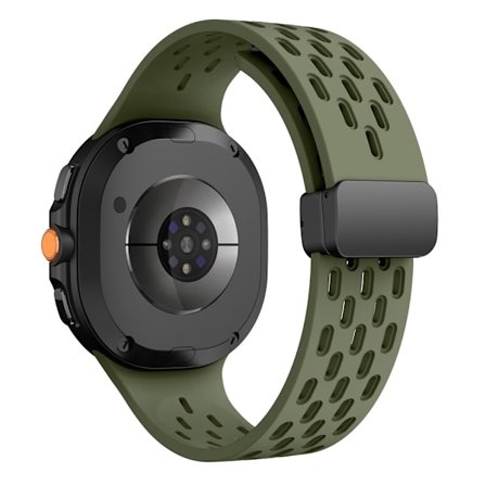 Silikonarmband Sport Samsung Galaxy Watch 8 Classic Grön