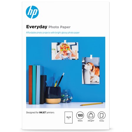 HP Everyday Glossy Fotopapir 10x15 cm 100-pakning 200g