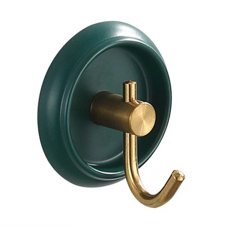 Monikäyttöiset seinäkoukut ovenavaimet vaatekoukku kylpyhuone pyyhe aamutakki ripustin koukku itseliimautuva keittiöhylly laukkukoukku vihreä kulta