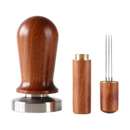 Espressokaffe Tamper og Omrører, Presseværktøj til Barista, Espressomaskiner, 53mm