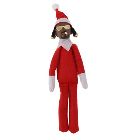 Jule-Svart Alvedukke Harts Filtleketøy Hip Hop Dukke Juledekorasjon for Hjemfest Veranda Skrivebord Festival Dekorasjon D1