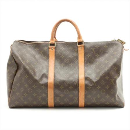 Louis Vuitton Vintage, Pre-owned Coated canvas travel-bags Bruin, unisex, Maat:ONE Size