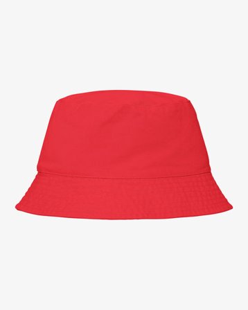 Organic Cotton Bucket Hat - Red Tangerine - Female - L-XL