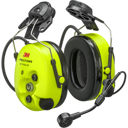 3M Peltor WS ProTac XPI Hörselskydd hjälmfäste, utan FLX2-ingång, Personligt skydd