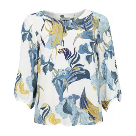 Elton Blouses vit, Dam, Dam, Storlek: 4XL