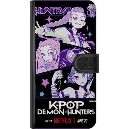 Kompatibelt Lommeboketui til OnePlus 13 Kpop Demon Jegerne Huntrix Plakat Mira Zoey Rumi Lilla Stjerne Glød