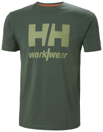 Helly Hansen Workwear 79261_476 T-paita tummanvihreä Tummanvihreä, Vaatteet