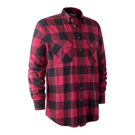 Deerhunter Men's Marvin Flannel Shirt Men long-sleeved shirts Red 45/46