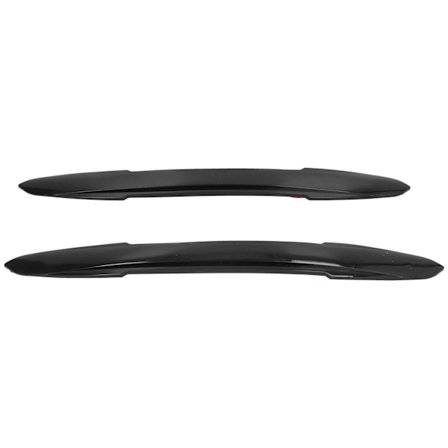 2 stk Bil Bumperbeskytter Kropp Dørhjørne Anti-Riper Strimler Klistremerke Blank Svart Modifisering