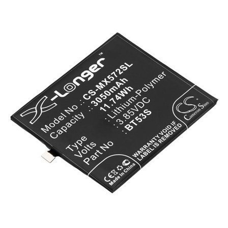 Batteri til SmartPhone, Mobil til Meizu Pro 6s, M570Q-S Dual SIM TD-LTE