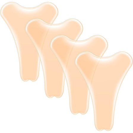 Camel Toe Concealer - 4-pak Genanvendelige Camel Toe Silikonebeskyttende Undertøj til Kvinder, Anti-Camel Toe Beskyttelsespude til Yoga og Sportstøj