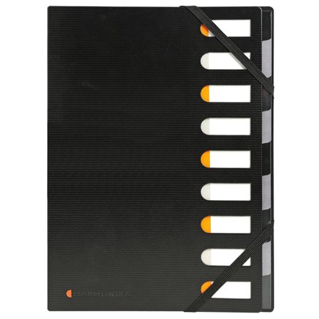EXACOMPTA Sorteringsmapp 9-flik svart - Lyreco - Kontorsmaterial - Mappar och plastfickor - Sorteringsmappar