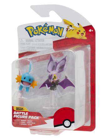 Proxy | Pokemon Battle Figure Noibat And Mudkip | ONE SIZE