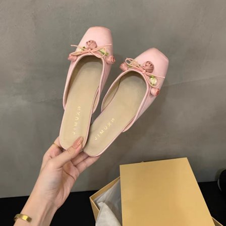 Erinomaiset tasapohjaiset tossut kesäsandaalit PINK, KOKO 40