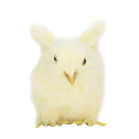 Hagedekorasjon Simulering Kylling, Kylling Ornamenter Innebygd Batteri (Spredte Vinger)