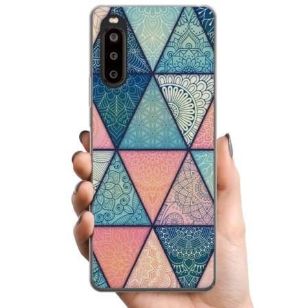Sony Xperia 10 II TPU Mobilcover Mandala Trekanter