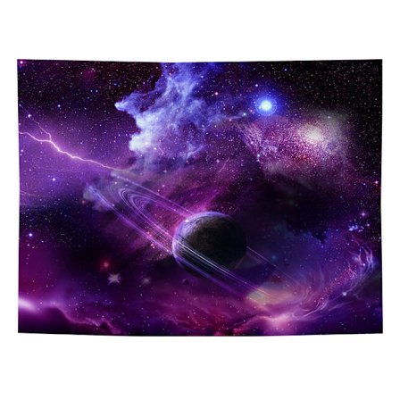 Galakse Gobelin Stjernehimmel Gobelin Psykedelisk Gobelin Rum Landskab Gobelin Lilla Stjernehimmel Kunsttryk Vægophæng Gobelin Til Hjemmeindretning(