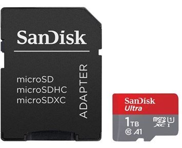 SanDisk-Ultra microSDXC 1 TB-Anvendelig minnekort på 1 TB – perfekt for FHD-video-Data storage-Minnekort