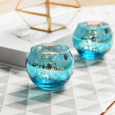 DIY Glas Ljushållare Kit - 3-pack Klara Glas Ljushållare