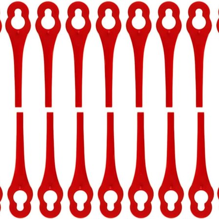 Set med 100 ersättningsblad för Florabest LIDL kantklippare KLB