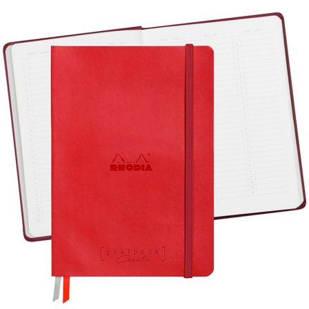 Rhodia GoalBook Creation A5 Poppy (Hvidt papir)
