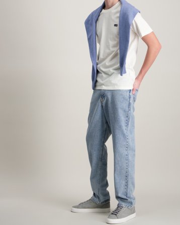 Jack & Jones JJICHRIS JJORIGINAL AKM 160 SN JNR Niebieski Jeansy Chłopiec - Kids Brand Store