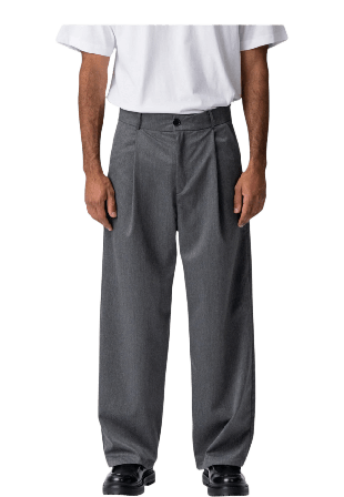 TeeShoppen Performancebyxor - Bred Passform Byxor Herr S/32