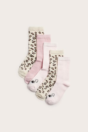 Kappahl | Skarpetki 5-pak Jasnoróżowy 27/30 | Jasnoróżowy